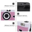 Vintage Reusable Film Camera With Flash | https://www.bestnamebadges.com