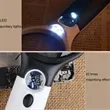 45X Illuminated Handheld Magnifier with LED Light | https://www.bestnamebadges.com