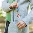 Mini Volleyball Keychain - Sports Fan Gift | https://www.bestnamebadges.com
