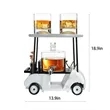 Golf Cart Whiskey Decanter & Glasses Set | https://www.bestnamebadges.com