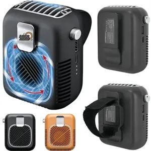Portable Waist Fan With Power Bank For Outdoors