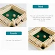 Wooden Shut-The-Box Math & Strategy Game | https://www.bestnamebadges.com