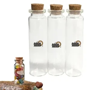 Enchanted Cork-Sealed Glass Wish Bottles