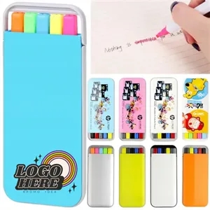 Candy-Colored Student Highlighters 5-Pack
