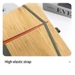 Stylish Bamboo Notebook With Pen Loop & Page Marker | https://www.bestnamebadges.com