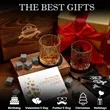Granite Ice Stone Whiskey Glass Gift Set | https://www.bestnamebadges.com