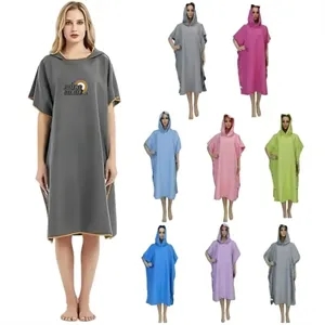 Hooded Surf Poncho Quick-Dry Changing Robe
