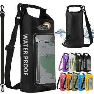 2L Waterproof Roll-Top Dry Bag Backpack