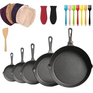 Round Mini Cast Iron Skillet - Compact & Versatile
