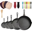 Round Mini Cast Iron Skillet - Compact & Versatile | https://www.bestnamebadges.com