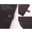 Vintage Distressed Leather Notebook Folio | https://www.bestnamebadges.com