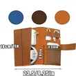 Premium Leather Tech Organizer Travel Case | https://www.bestnamebadges.com