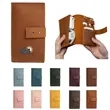 Premium Leather Tech Organizer Travel Case | https://www.bestnamebadges.com