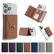 Magnetic Leather Phone Stand Wallet | https://www.bestnamebadges.com