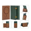 Magnetic Leather Phone Stand Wallet | https://www.bestnamebadges.com