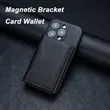 Magnetic Leather Phone Stand Wallet | https://www.bestnamebadges.com