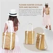 Chic Insulated Wine Tote With Secure Straps | https://www.bestnamebadges.com