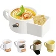 Ceramic Soup & Cracker Mug Combo | https://www.bestnamebadges.com
