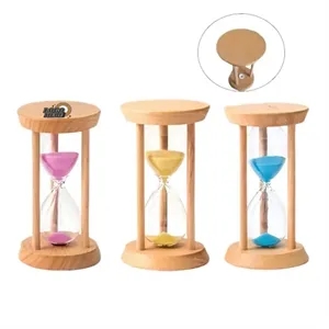 Wooden Hourglass Sand Timer in 10, 20, 30 Minutes