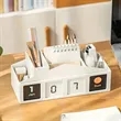 Cute Desktop Pen Holder With Monthly Calendar | https://www.bestnamebadges.com