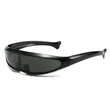 Siamese Futuristic Shield Sunglasses | https://www.bestnamebadges.com