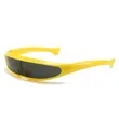 Siamese Futuristic Shield Sunglasses | https://www.bestnamebadges.com