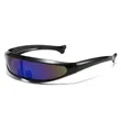 Siamese Futuristic Shield Sunglasses | https://www.bestnamebadges.com