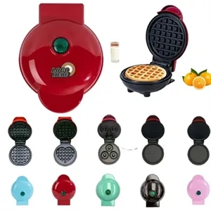 Compact Nonstick Mini Waffle Maker With Light