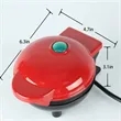 Compact Nonstick Mini Waffle Maker With Light | https://www.bestnamebadges.com