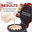 Compact Nonstick Mini Waffle Maker With Light | https://www.bestnamebadges.com