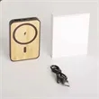 Bamboo Magnetic Wireless Power Bank | https://www.bestnamebadges.com