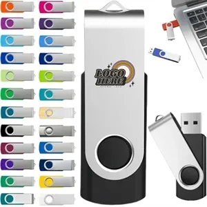 Metal Swivel USB Flash Drive 10-Pack
