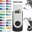 Metal Swivel USB Flash Drive 10-Pack | https://www.bestnamebadges.com