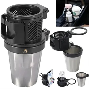 3-in-1 Adjustable Car Cup Holder & Organizer