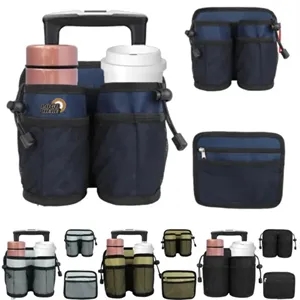 Hands-Free Travel Cup Holder For Luggage