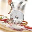 Stainless Steel Pizza Cutter With Grip & Safety Guard | https://www.bestnamebadges.com