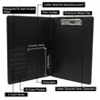 A4 Leather Portfolio Folder With Calculator Holder | https://www.bestnamebadges.com