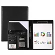 A4 Leather Portfolio Folder With Calculator Holder | https://www.bestnamebadges.com