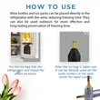 Instant Chill Wine Bottle Cooler | https://www.bestnamebadges.com