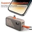 Mini Keychain Power Bank with Fast Charge | https://www.bestnamebadges.com