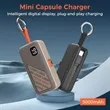 Mini Keychain Power Bank with Fast Charge | https://www.bestnamebadges.com