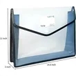 A4 Snap-Close Expandable Plastic Document Folder | https://www.bestnamebadges.com