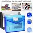 A4 Snap-Close Expandable Plastic Document Folder | https://www.bestnamebadges.com