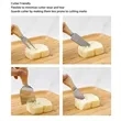 Stylish Bamboo Cheese Board & Knife Set With Drawer | https://www.bestnamebadges.com