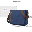 Retro Canvas Messenger Bag | https://www.bestnamebadges.com