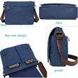 Retro Canvas Messenger Bag | https://www.bestnamebadges.com