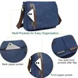 Retro Canvas Messenger Bag | https://www.bestnamebadges.com