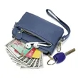 Chic Leather Wristlet Coin Wallet | https://www.bestnamebadges.com