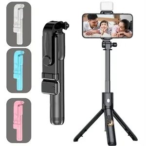 MagicStick Pro: Retractable Phone Tripod with Fill Light