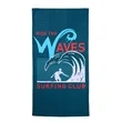 400GSM Custom Beach Towel With Full Color Print | https://www.bestnamebadges.com
